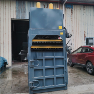 废旧物品回收四开门打包机 棉被压缩器 废纸无纺布双杠压包机